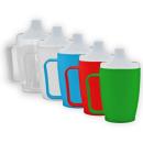 Trinkbecher-Set mit Griff und 2 Deckeln